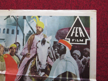 SINBAD THE SAILOR FOLDED TURKISH ONE SHEET POSTER DOUGLAS FAIRBANKS 1947 Movie posters