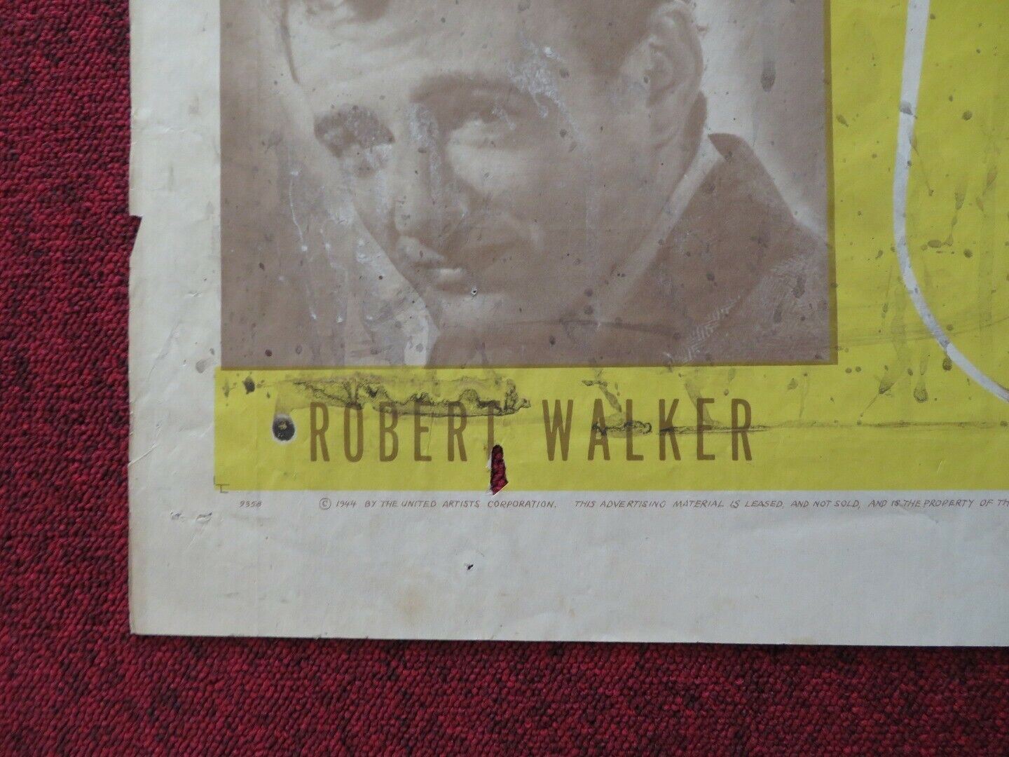 SINCE YOU WENT AWAY FOLDED US ONE SHEET POSTER SHIRLEY TEMPLE 1944 Movie posters