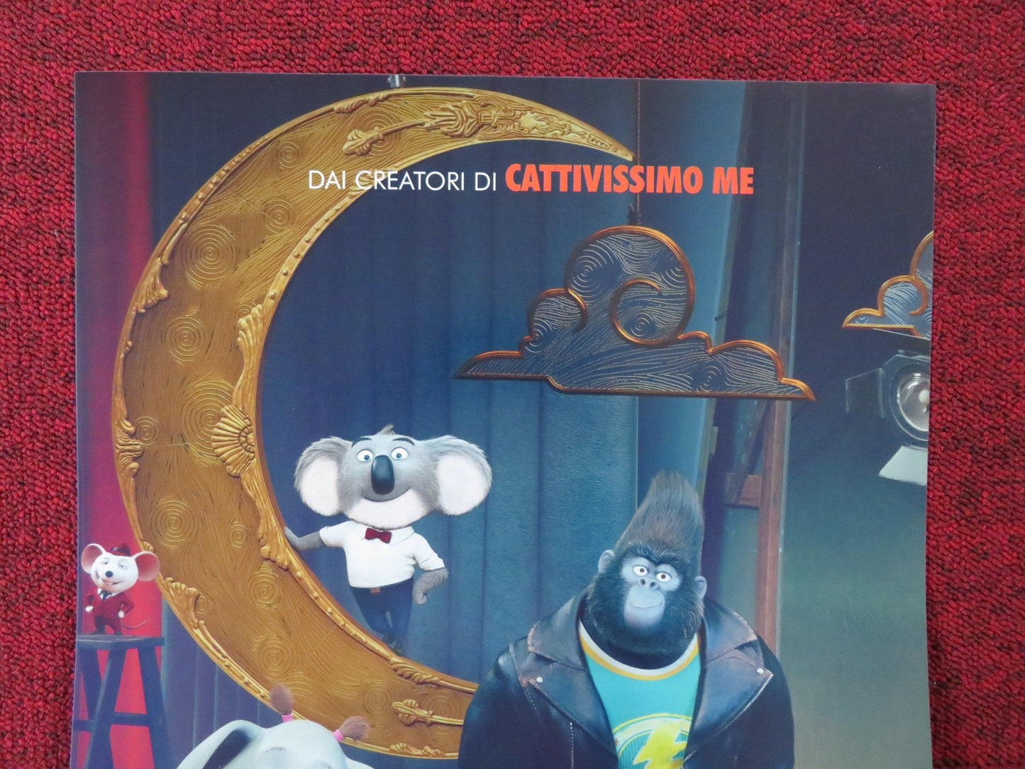 SING ITALIAN LOCANDINA POSTER REESE WITHERSPOON MCCONAUGHEY 2016 Rendezvous Cinema Movie posters