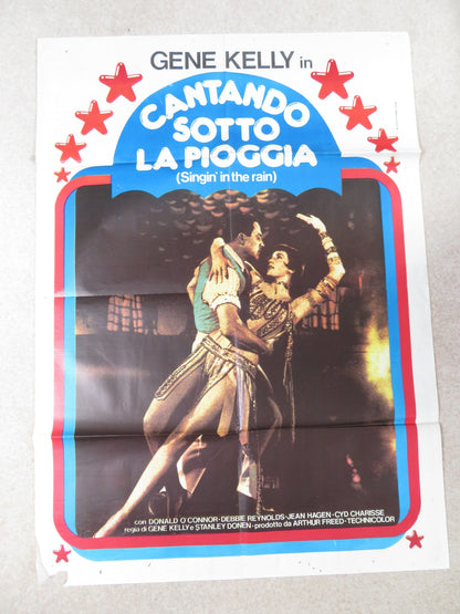 SINGIN' IN THE RAIN ITALIAN 2 FOGLIO POSTER GENE KELLY DONALD O'CONNOR 1960S Rendezvous Cinema Movie posters