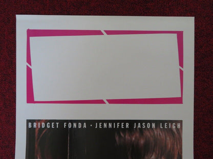 SINGLE WHITE FEMALE ITALIAN LOCANDINA (27.5"x13") POSTER BRIDGET FONDA 1992 Movie posters