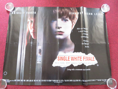 SINGLE WHITE FEMALE UK QUAD ROLLED POSTER B. FONDA JENNIFER JASON LEIGH 1992 Rendezvous Cinema Movie posters