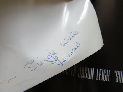 SINGLE WHITE FEMALE UK QUAD ROLLED POSTER B. FONDA JENNIFER JASON LEIGH 1992 Rendezvous Cinema Movie posters