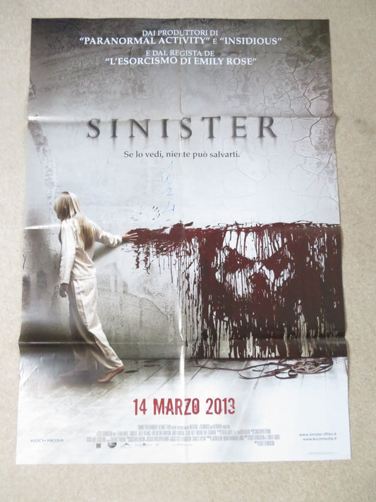 SINISTER ITALIAN 2 FOGLIO POSTER ETHAN HAWKE JULIET RYLANCE 2013 Rendezvous Cinema Movie posters