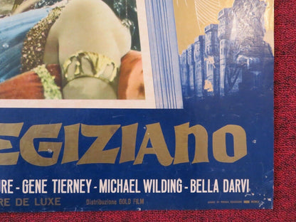 SINUHE L'EGIZIANO / THE EGYPTIAN ITALIAN FOTOBUSTA POSTER PETER USTINOV 1954 - Rendezvous Cinema