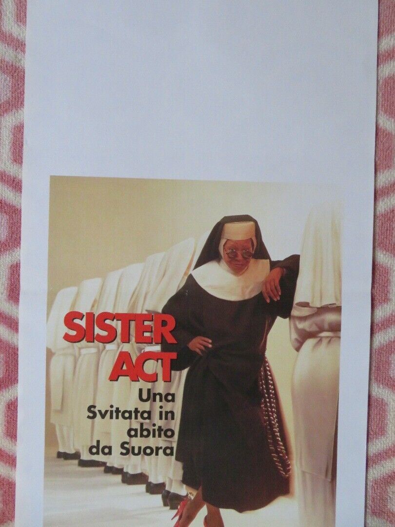 SISTER ACT ITALIAN LOCANDINA (27.5"x13") POSTER WHOOPI GOLDBERG '93 - Rendezvous Cinema