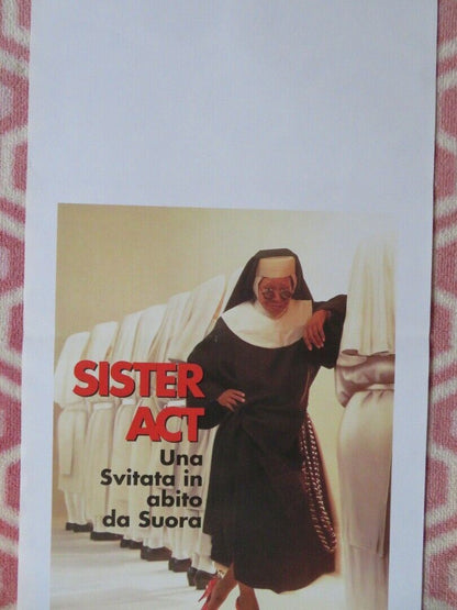 SISTER ACT ITALIAN LOCANDINA (27.5"x13") POSTER WHOOPI GOLDBERG '93 - Rendezvous Cinema