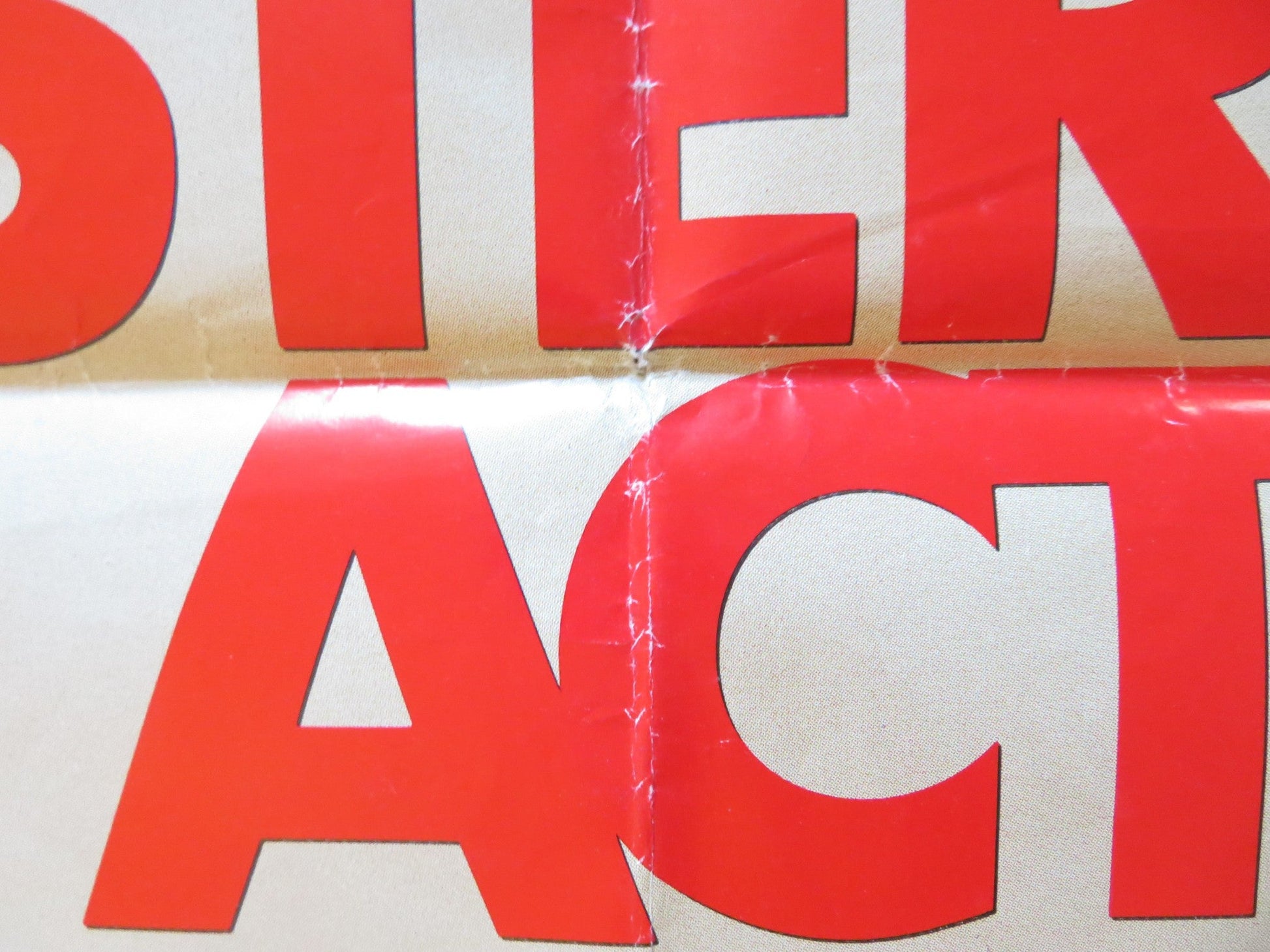 SISTER ACT UK QUAD POSTER FOLDED STEVE MARTIN DIANE KEATON 1992 Rendezvous Cinema Movie posters