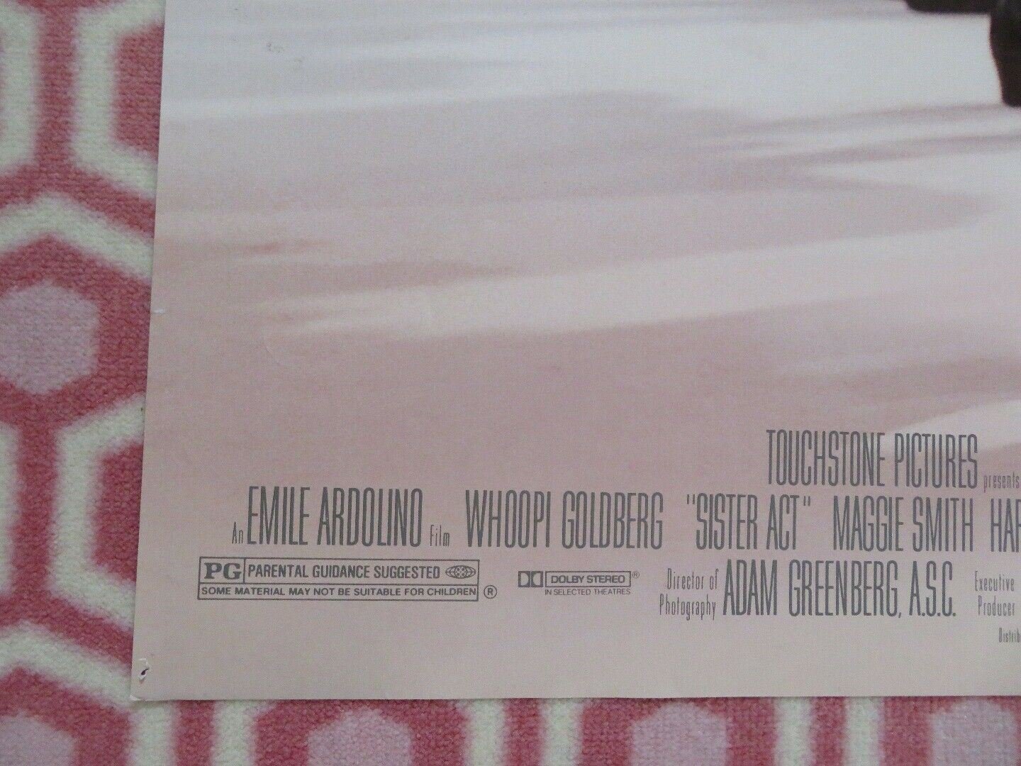 SISTER ACT US ONE SHEET POSTER WHOOPI GOLDBERG MAGGIE SMITH 1992 - Rendezvous Cinema