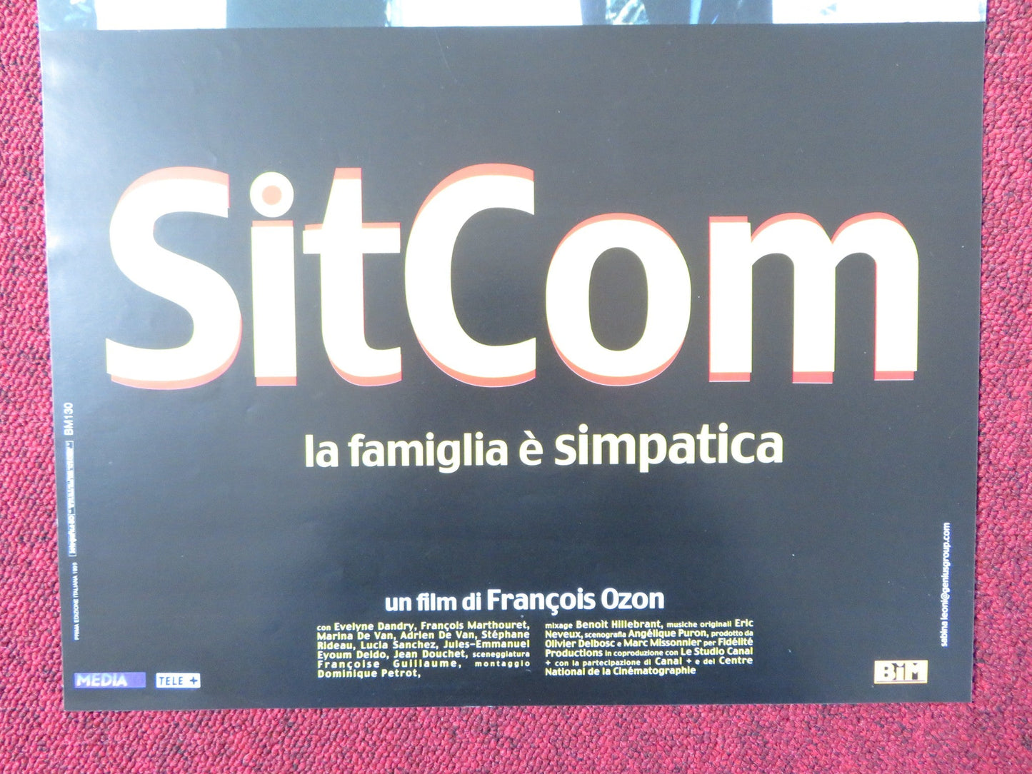 SITCOM ITALIAN LOCANDINA POSTER EVELYNE DANDRY FRANCOIS MARTHOURET 1999 Rendezvous Cinema Movie posters