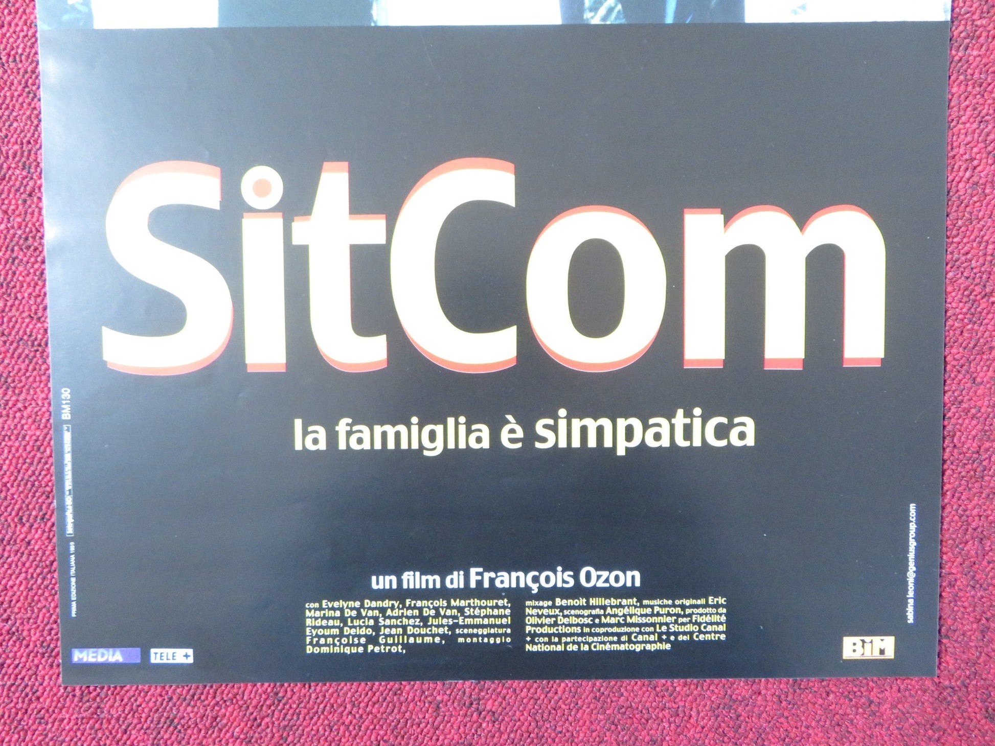 SITCOM ITALIAN LOCANDINA POSTER EVELYNE DANDRY FRANCOIS MARTHOURET 1999 Rendezvous Cinema Movie posters