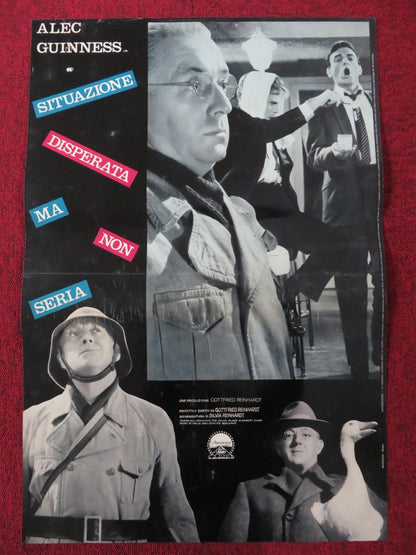 SITUATION HOPELESS - BUT NOT SERIOUS - B ITALIAN FOTOBUSTA POSTER GUINNESS 1965 Rendezvous Cinema Movie posters