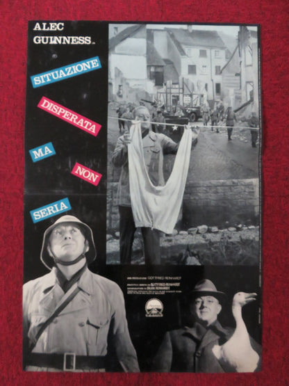 SITUATION HOPELESS - BUT NOT SERIOUS - D ITALIAN FOTOBUSTA POSTER GUINNESS 1965 Rendezvous Cinema Movie posters