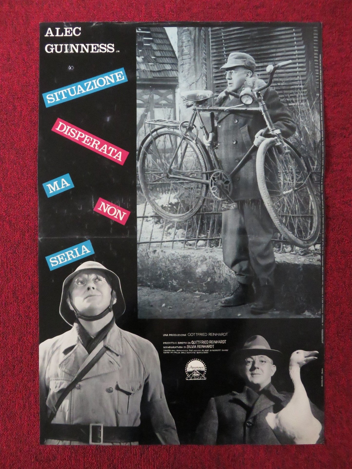 SITUATION HOPELESS - BUT NOT SERIOUS - E ITALIAN FOTOBUSTA POSTER REDFORD 1965 Rendezvous Cinema Movie posters