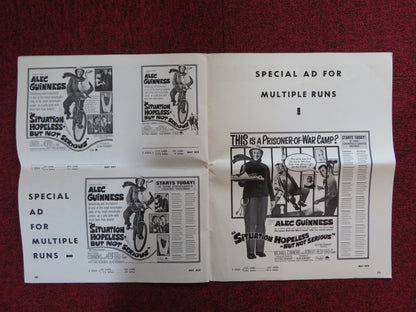 SITUATION HOPELESS - BUT NOT SERIOUS UNCUT PARAMOUNT FOLDED PRESS BOOK 1965 Rendezvous Cinema Movie posters
