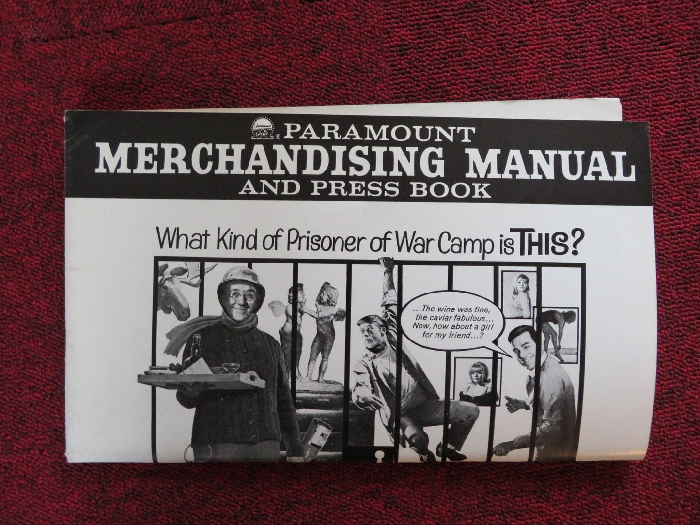 SITUATION HOPELESS - BUT NOT SERIOUS UNCUT PARAMOUNT FOLDED PRESS BOOK 1965 Rendezvous Cinema Movie posters