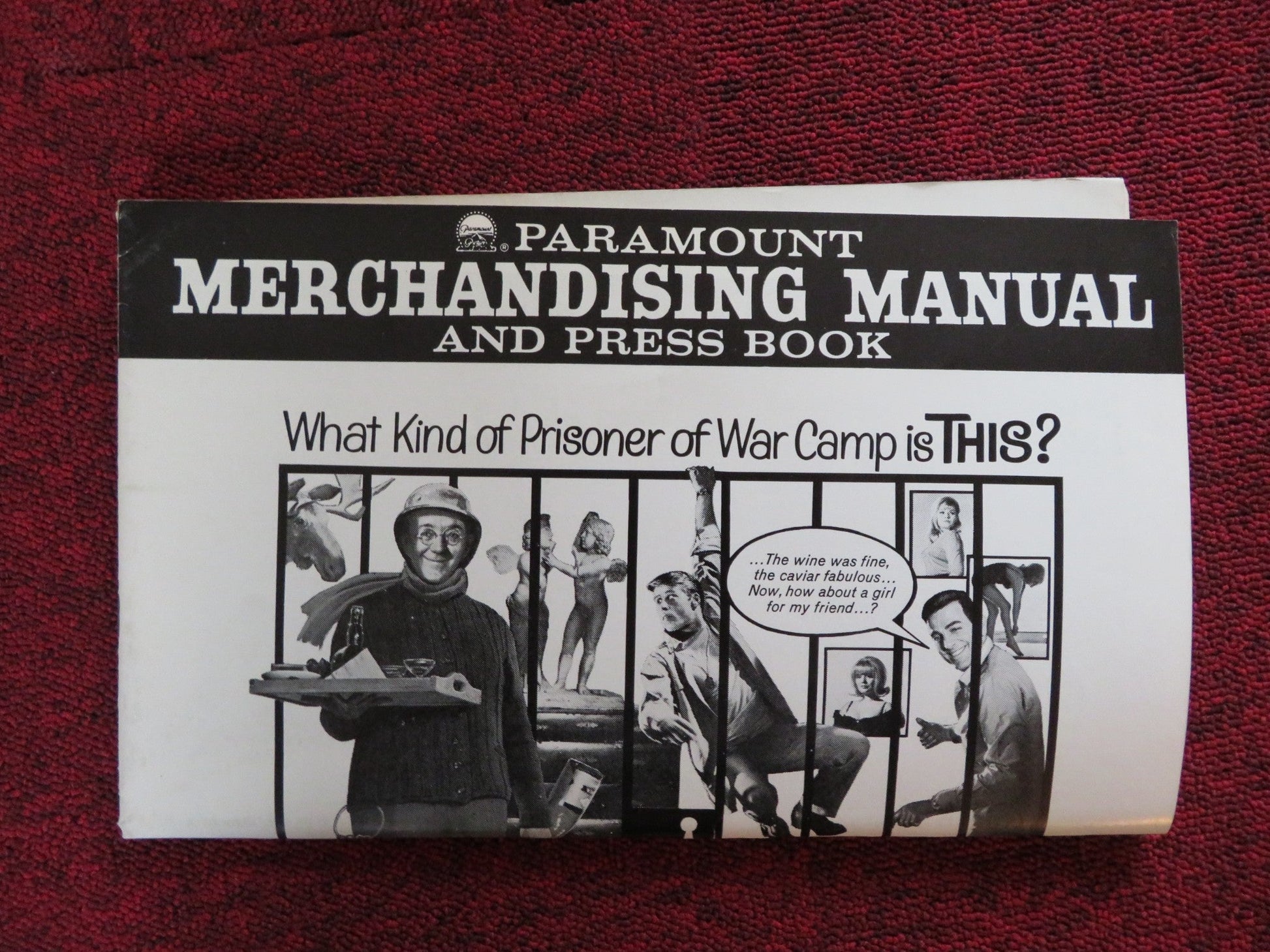 SITUATION HOPELESS - BUT NOT SERIOUS UNCUT PARAMOUNT FOLDED PRESS BOOK 1965 Rendezvous Cinema Movie posters