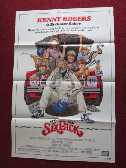 SIX PACK US ONE SHEET POSTER KENNY ROGERS DIANE LANE 1982 Movie posters