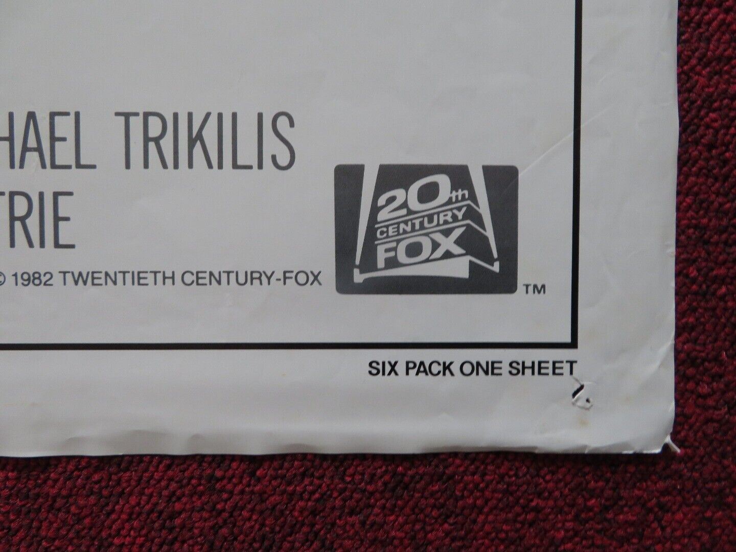 SIX PACK US ONE SHEET POSTER KENNY ROGERS DIANE LANE 1982 Movie posters