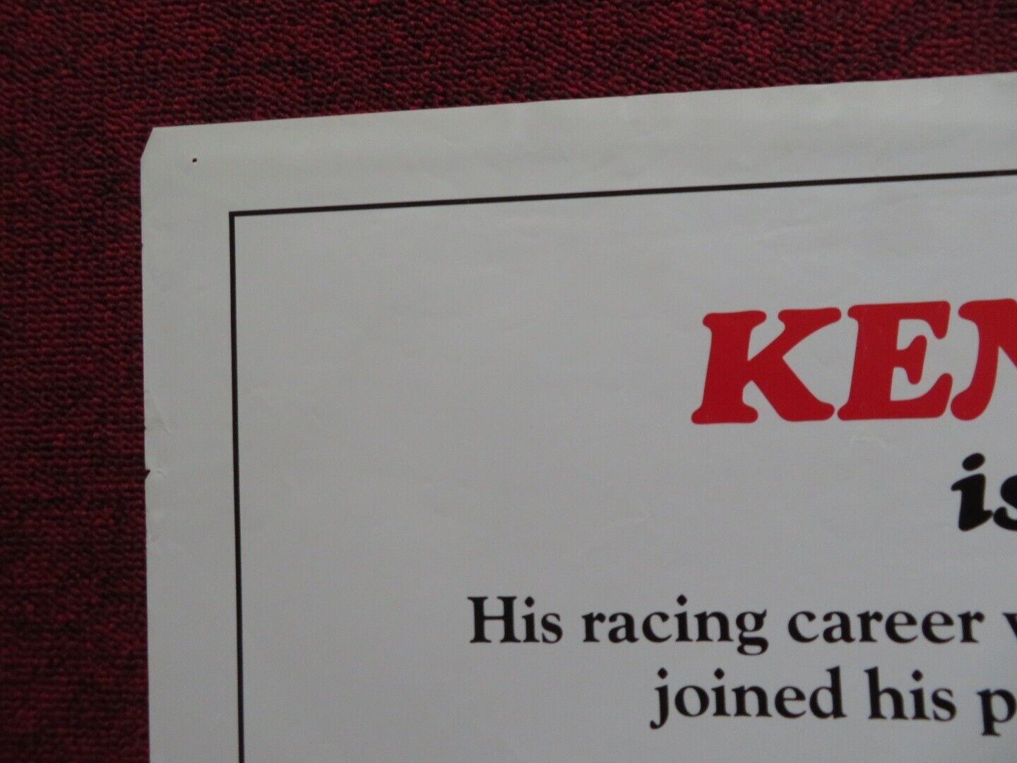 SIX PACK US ONE SHEET POSTER KENNY ROGERS DIANE LANE 1982 Movie posters