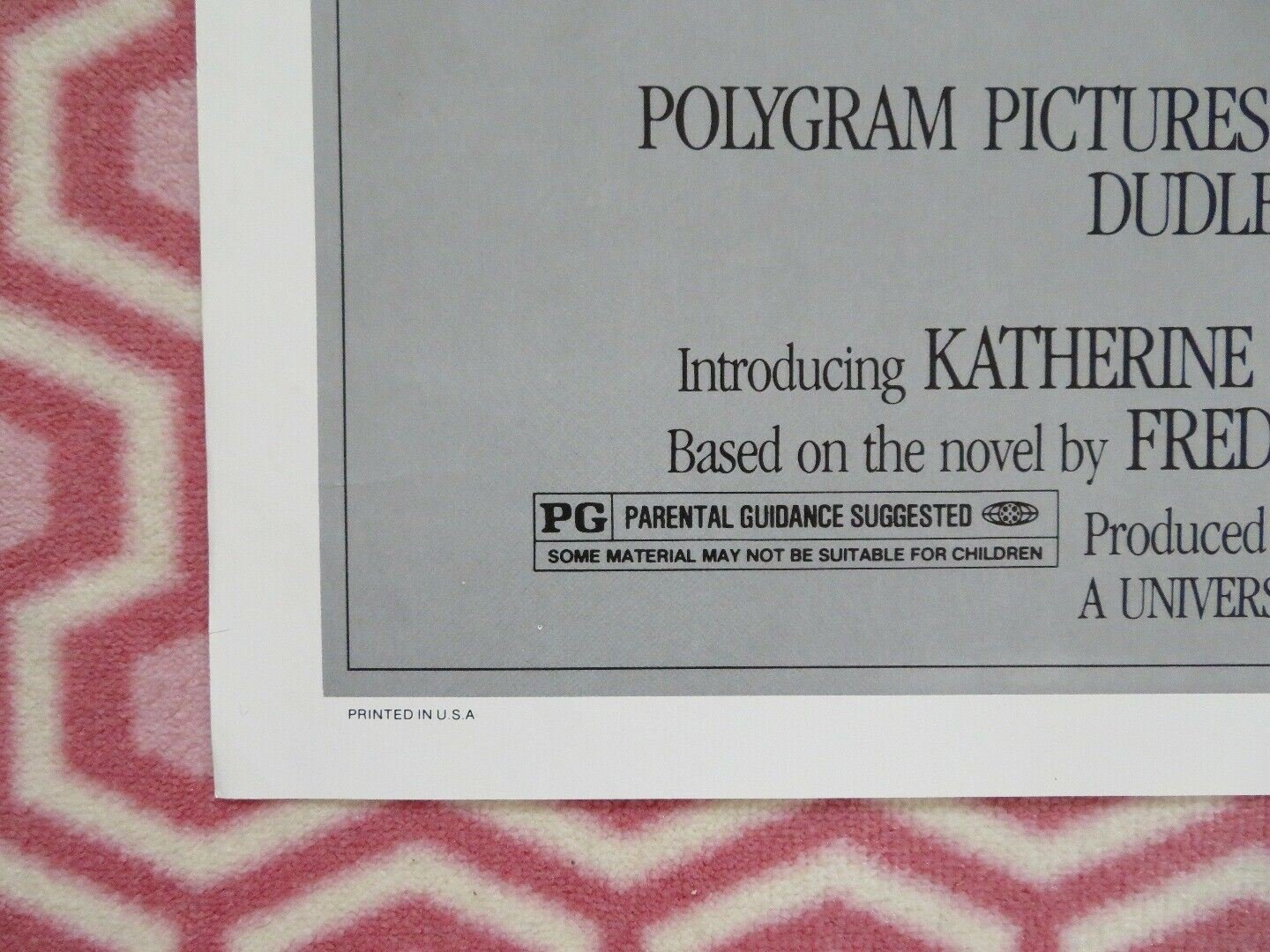 SIX WEEKS ONE SHEET POSTER FOLDED DUDLEY MOORE MARY TYLER MOORE 1982 Rendezvous Cinema Movie posters