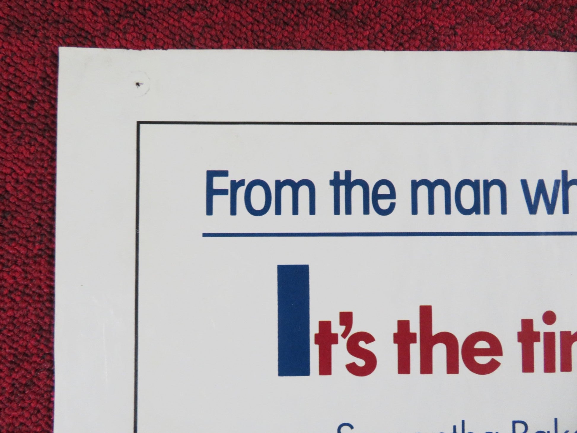 SIXTEEN CANDLES FOLDED US ONE SHEET POSTER MOLLY RINGWALD ANTHONY M. HALL 1984 Rendezvous Cinema Movie posters