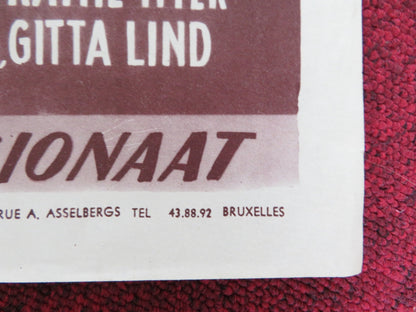 SKANDAL IM MADCHENPENSIONAT BELGIUM POSTER WALTER GILLER GUNTHER LUDERS 1953 Rendezvous Cinema Movie posters