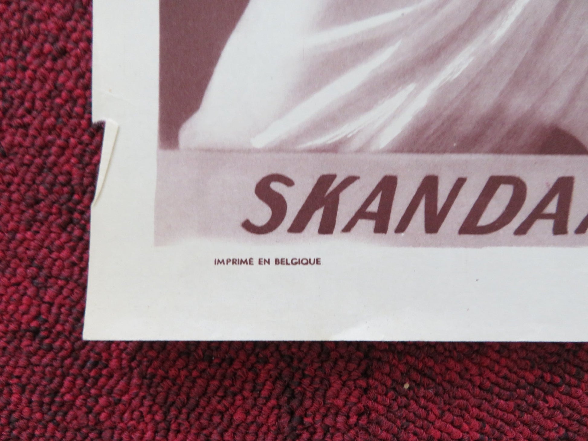 SKANDAL IM MADCHENPENSIONAT BELGIUM POSTER WALTER GILLER GUNTHER LUDERS 1953 Rendezvous Cinema Movie posters