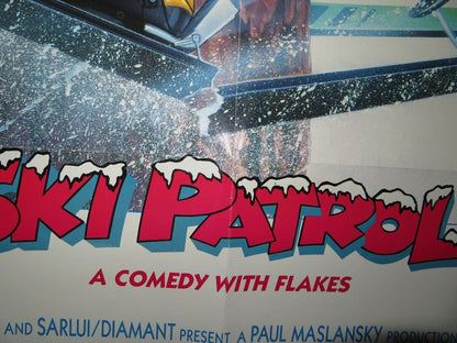 SKI PATROL US ONE SHEET POSTER ROGER ROSE YVETTE NIPAR 1990 - Rendezvous Cinema