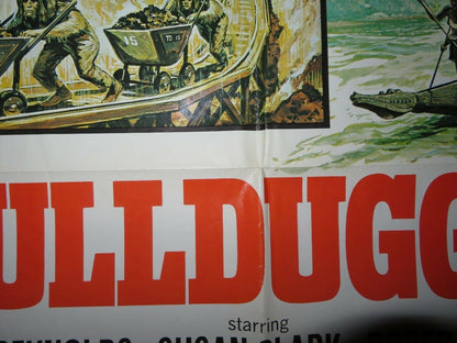 SKULLDUGGERY FOLDED US ONE SHEET POSTER BURT REYNOLDS SUSAN CLARK 1970 Movie posters