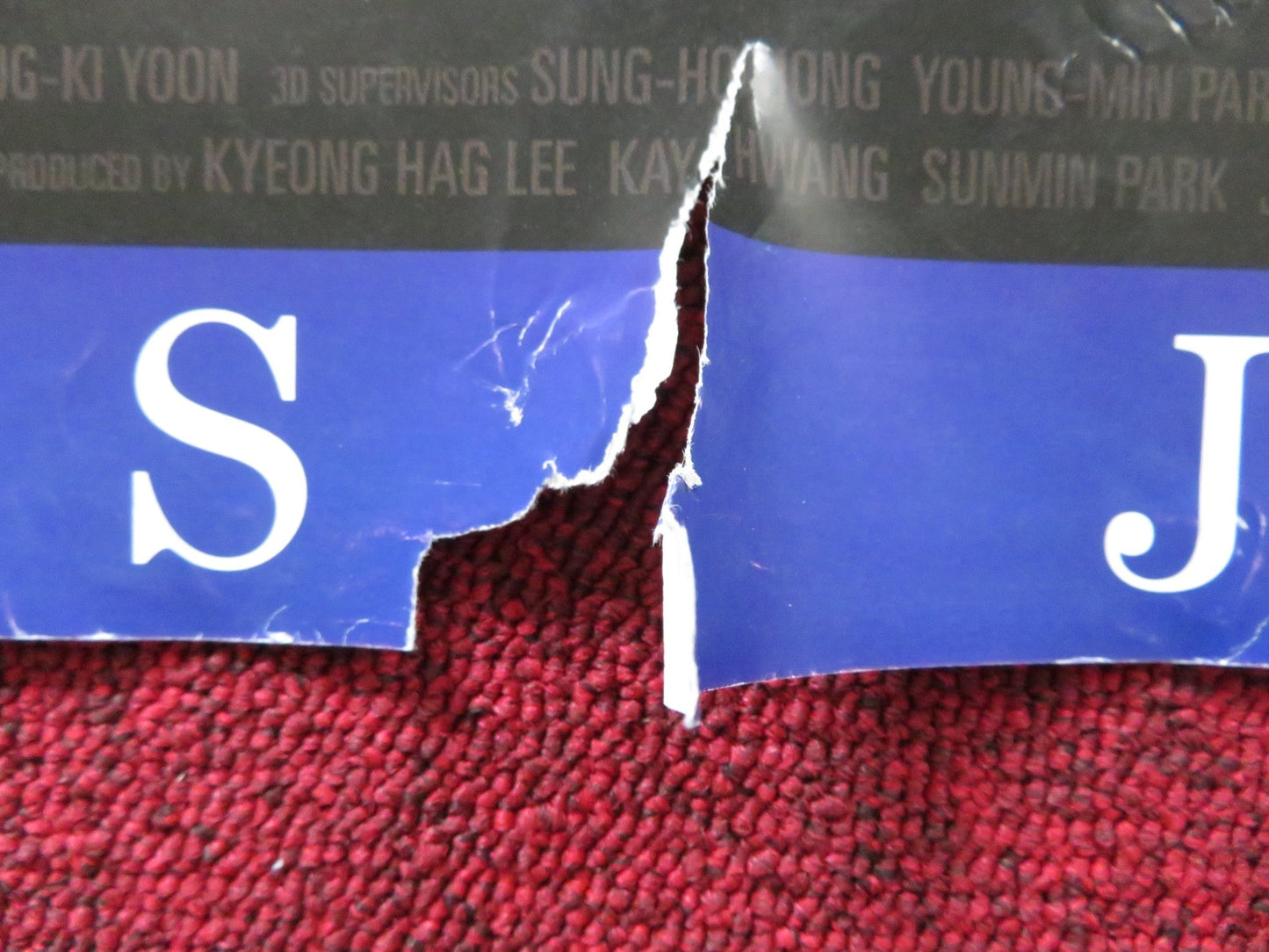 SKY BLUE UK QUAD ROLLED POSTER ANDREW ABLESON CATHY CAVADINI 2003 Rendezvous Cinema Movie posters