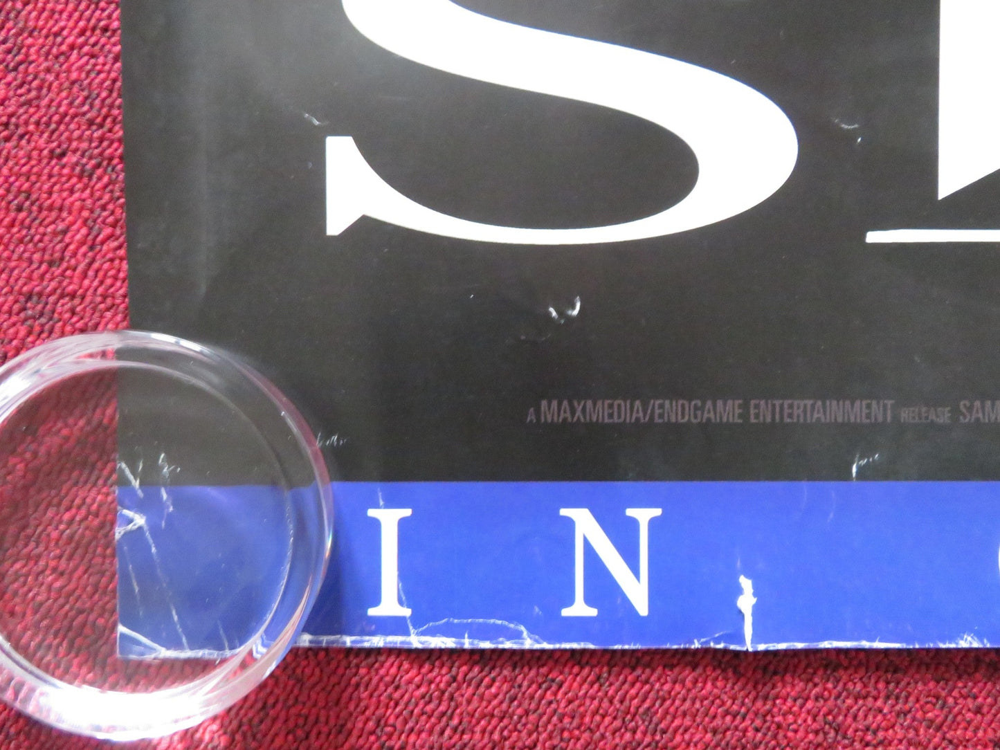 SKY BLUE UK QUAD ROLLED POSTER ANDREW ABLESON CATHY CAVADINI 2003 Rendezvous Cinema Movie posters