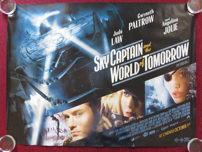 SKY CAPTAIN AND THE WORLD OF TOMORROW UK QUAD (30"x 40") ROLLED POSTER 2004 Rendezvous Cinema Movie posters