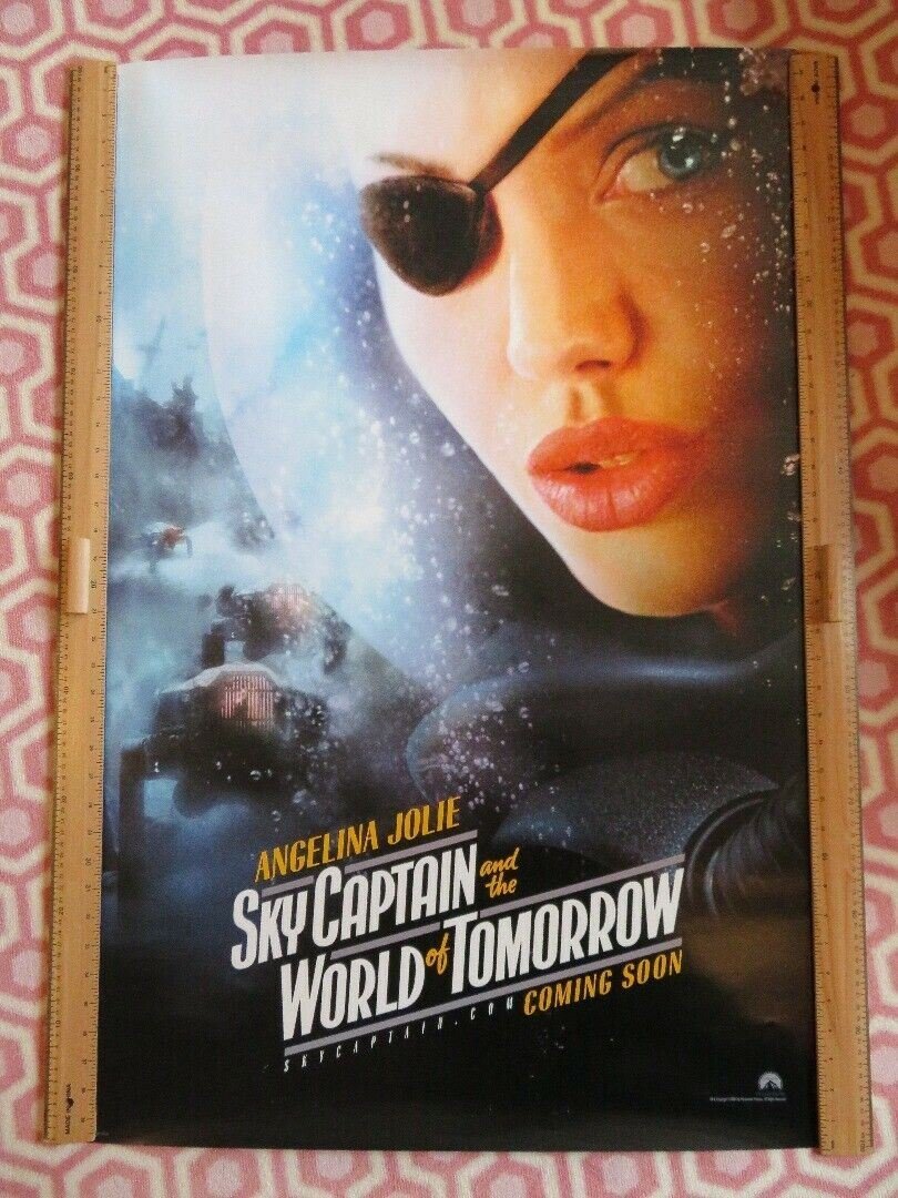 SKY CAPTAIN AND THE WORLD OF TOMORROW US ROLLED POSTER ANGELINA JOLIE 2004 Movie posters