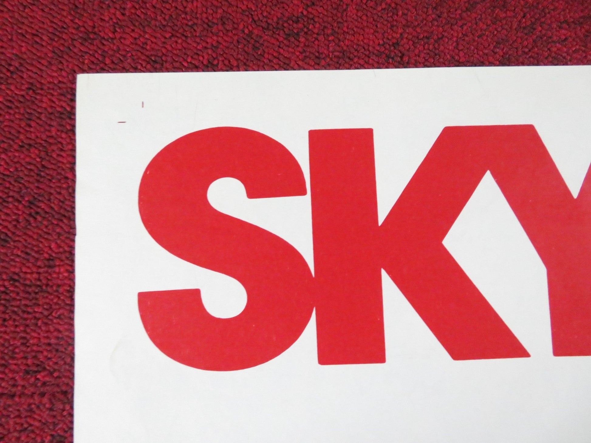 SKYJACKED FOLDED US ONE SHEET POSTER CHARLTON HESTON YVETTE MIMIEUX 1972 Rendezvous Cinema Movie posters