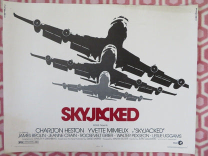 SKYJACKED US HALF SHEET (22"x 28") POSTER CHARLTON HESTON 1972 Movie posters