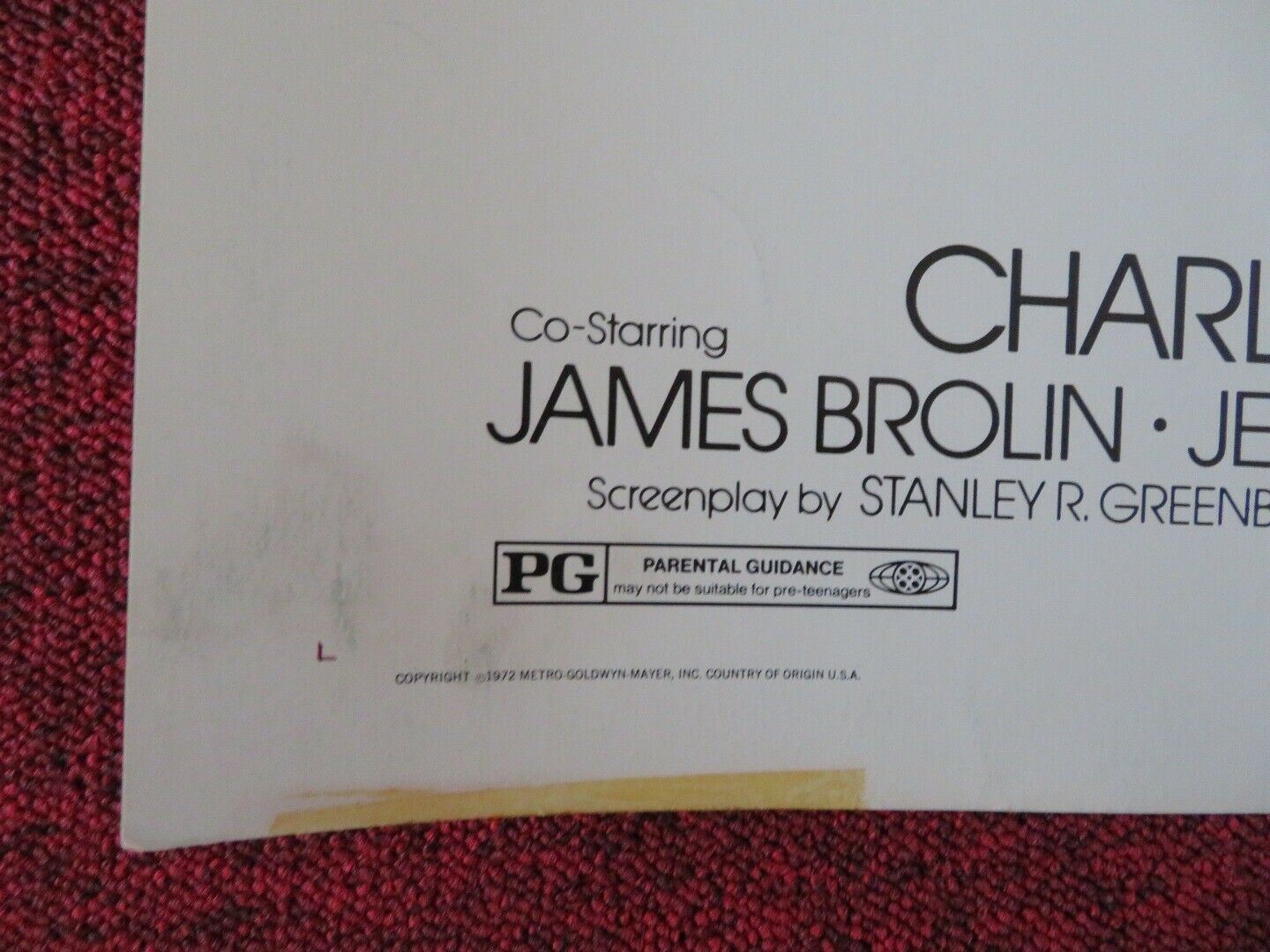 SKYJACKED US HALF SHEET (22"x 28") POSTER CHARLTON HESTON YVETTE MIMIEUX 1972 Movie posters