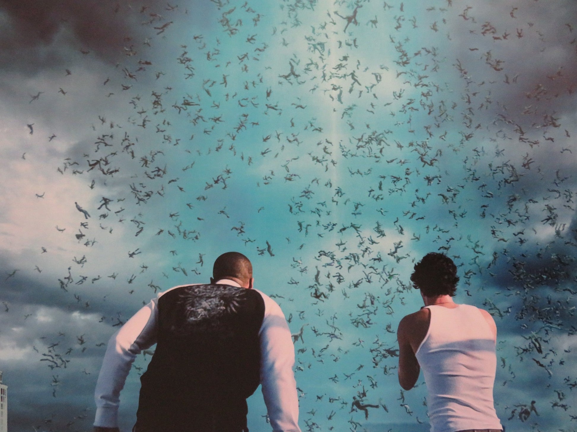 SKYLINE - B US ONE SHEET ROLLED POSTER ERIC BALFOUR SCOTTIE THOMPSON 2010 Rendezvous Cinema Movie posters