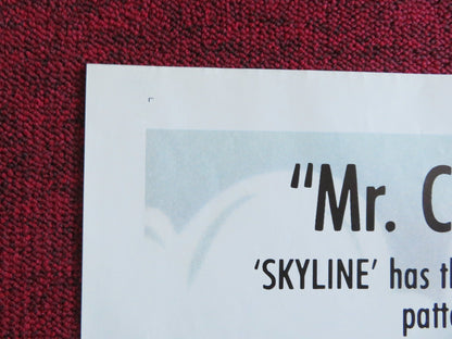 SKYLINE FOLDED US ONE SHEET POSTER ANTONIO RESINES BEATRIZ PEREZ PORRO 1983 Rendezvous Cinema Movie posters