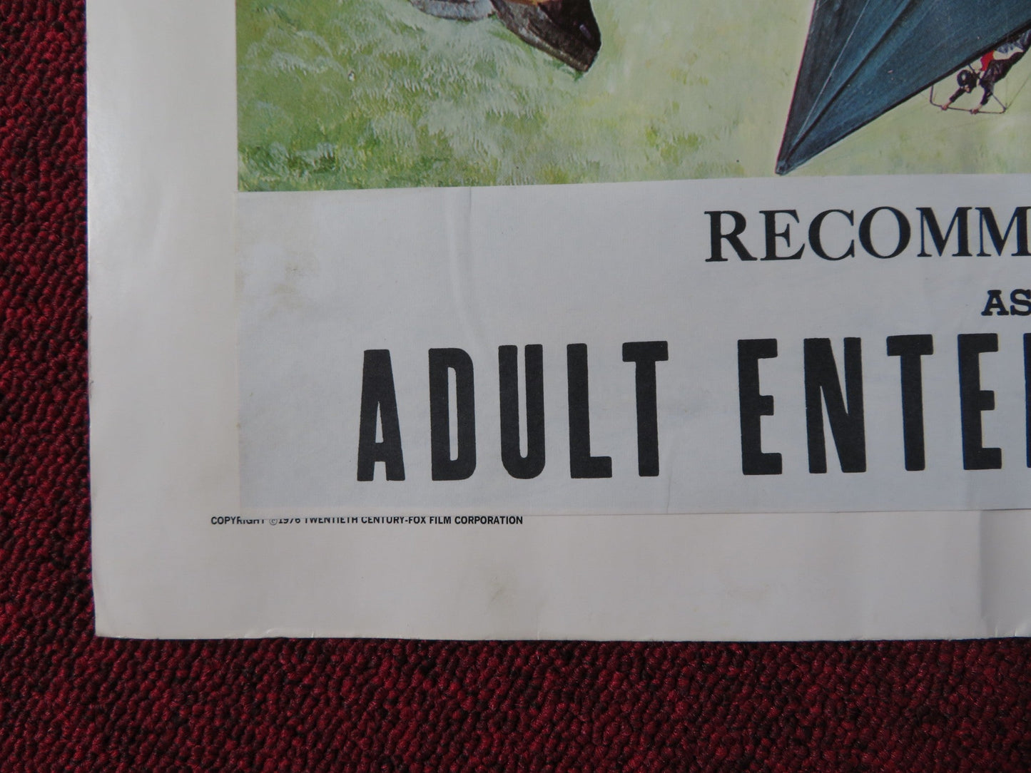 SKYRIDERS US HALF SHEET (22"x 28") POSTER JAMES COBURN ROBERT CULP 1976 Rendezvous Cinema Movie posters