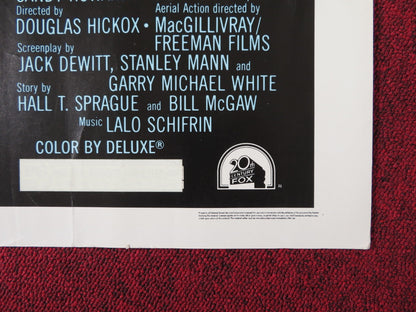 SKYRIDERS US HALF SHEET (22"x 28") POSTER JAMES COBURN ROBERT CULP 1976 Rendezvous Cinema Movie posters