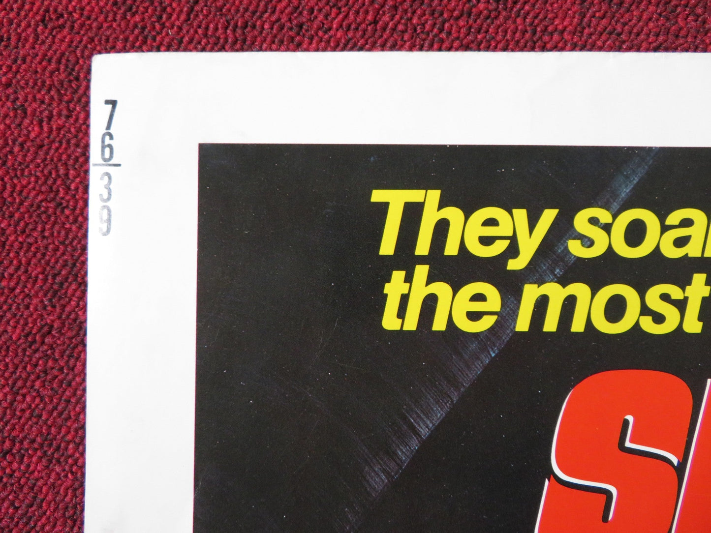 SKYRIDERS US HALF SHEET (22"x 28") POSTER JAMES COBURN ROBERT CULP 1976 Rendezvous Cinema Movie posters