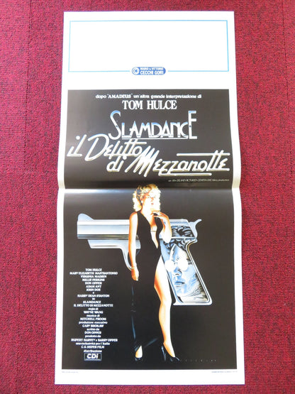 SLAMDANCE ITALIAN LOCANDINA POSTER TOM HULCE MARY ELIZABETH MASTRANTONIO 1987 Rendezvous Cinema Movie posters