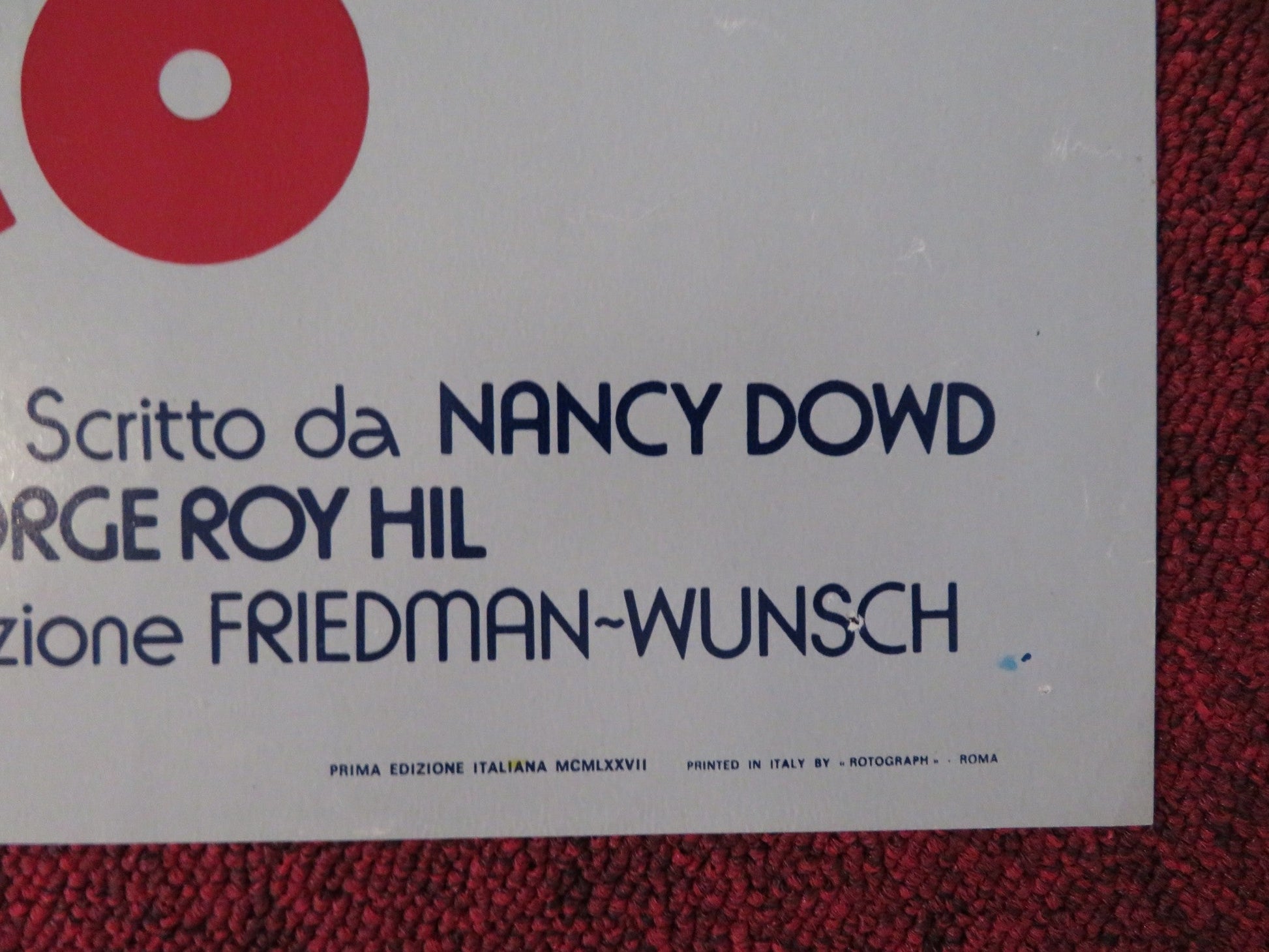 SLAP SHOT - A ITALIAN FOTOBUSTA POSTER PAUL NEWMAN MICHAEL ONTKEAN 1977 Rendezvous Cinema Movie posters