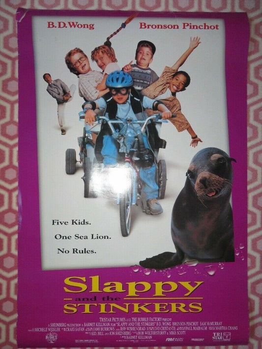 SLAPPY AND THE STINKERS US ONE SHEET ROLLED POSTER B.D.WONG BRONSON Movie posters