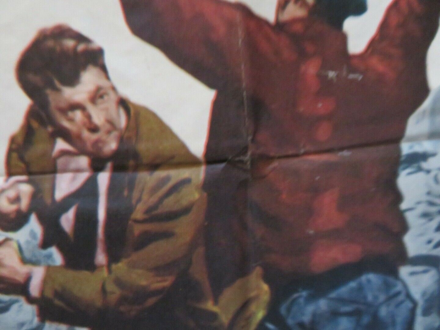 SLAUGHTER ON 10TH AVE. FOLDED US ONE SHEET POSTER RICHARD EGAN 1957 Movie posters