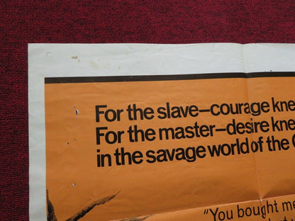 SLAVES FOLDED US ONE SHEET POSTER STEPHEN BOYD DIONNE WARWICK 1969 - Rendezvous Cinema