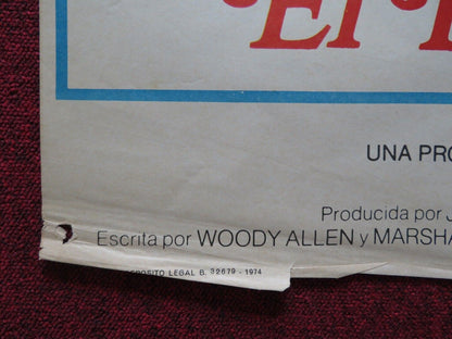 SLEEPER SPANISH ROLLED POSTER WOODY ALLEN DIANE KEATON 1973 Movie posters