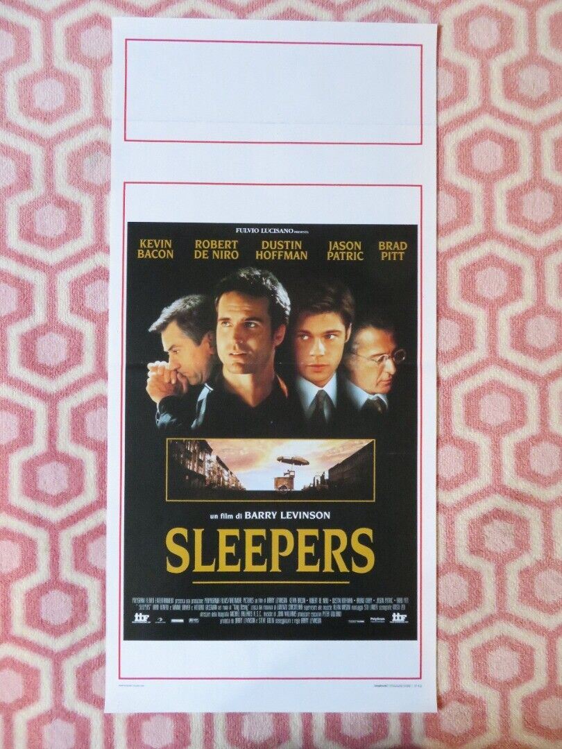 SLEEPERS ITALIAN LOCANDINA (27.5"x13") POSTER KEVIN BACON BRAD PITT 1996 Movie posters