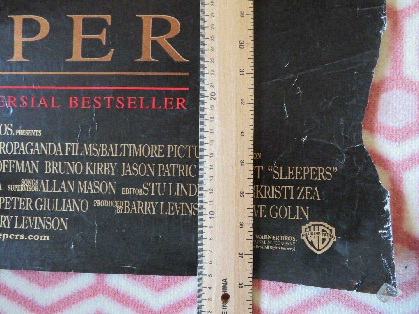 SLEEPERS US ONE SHEET ROLLED POSTER BACON DENIRO HOFFMAN PITT 1972 Rendezvous Cinema Movie posters